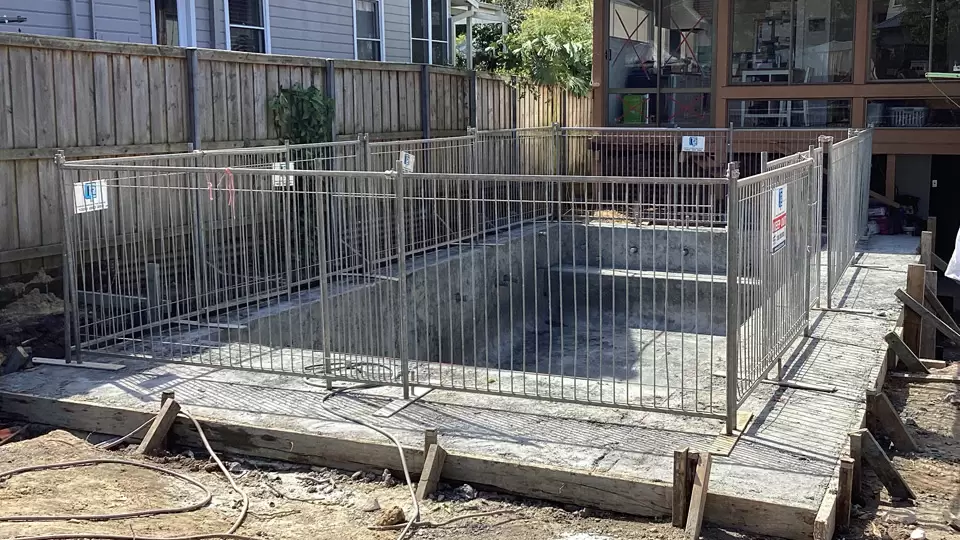 Pool Construction Fencing